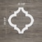 Ekena Millwork Large Marrakesh Decorative Fretwork Wall Panels in Architectural PVC, 23 3/8"W x 23 3/8"H x 3/8"T WALP24X24MRK - alternate 6